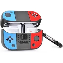 meyaar Case Compatible with Samsung Galaxy Buds3 Pro/Galaxy Buds 3 with Keychain, Cute Cartoon Silicone Shockproof Protective Case for Men Women (Game Controller)-picture-20