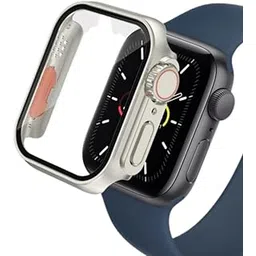 meyaar Hard PC Case For Apple Watch 44mm/45mm Change To Ultra 49mm Cover With Crown, Screen Protector for Apple Watch Case series 8 7 6 5 4 3 2 SE SE 2nd Gen Upgrade To Ultra 49mm PC Cover (44mm)-picture-3