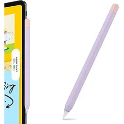 Meyaar Pencil Case Compatible with Apple Pencil 2nd Generation Case, Sleeve Silicone Cover Accessories for Apple Pencil 2nd Generation (Purple, Pink)-picture-33