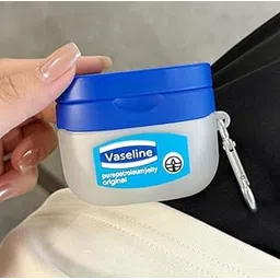 Meyaar Silicone Case for Apple Airpods 4 (2024) Cute Design for AirPods 4 with Active Noise Cancellation (ANC) with Keychain Shockproof Protective Case (Vase-line (Blue))-picture-9