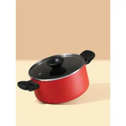 Meyer Bahaus Red Aluminium Casserole with Lid (2.8 L)-picture-45