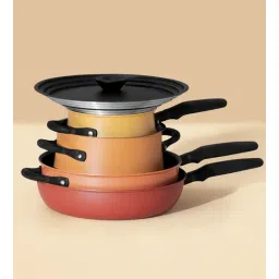Multicolor Aluminium Cookware Set By Meyer-picture-34