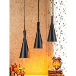 MFD HOME FURNISHING Black Aluminium Quirky Cluster Light-picture-34
