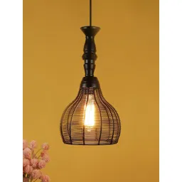 MFD HOME FURNISHING Black Iron Quirky Hanging Light-picture-30