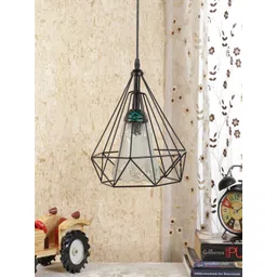 MFD HOME FURNISHING Black Solid Geometric Hanging Light-picture-10