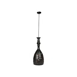 MFD HOME FURNISHING Black Textured Ceiling Lamp-picture-36