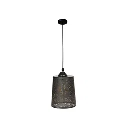 MFD HOME FURNISHING Black Textured Quirky Ceiling Lamp-picture-39