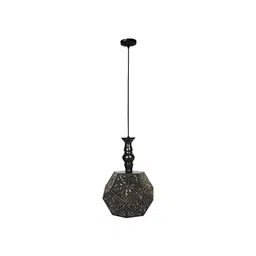MFD HOME FURNISHING Black Textured Quirky Ceiling Lamp-picture-30