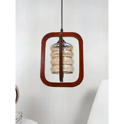MFD HOME FURNISHING Brown & White Quirky Ceiling Lamp-picture-21