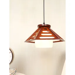 MFD HOME FURNISHING Brown & White Quirky Ceiling Lamp-picture-13