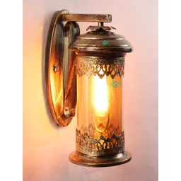 MFD HOME FURNISHING Gold-Toned Textured Traditional Armed Sconce Lamp-picture-26