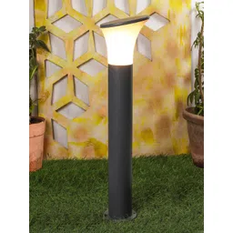 MFD HOME FURNISHING Grey Contemporary Outdoor Bollard Light-picture-37