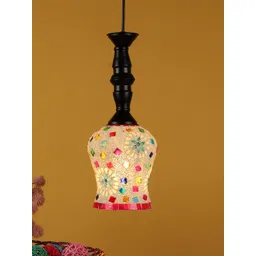 MFD HOME FURNISHING Multicoloured Glass Quirky Hanging Light-picture-34