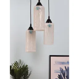 MFD HOME FURNISHING White & Black Printed Traditional Cluster Lights-picture-40