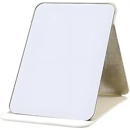 M.F.H Folding Tabletop Makeup Mirror, Round Edge Portable Multi Stand Angle Hand Free Mirror, Ultra-Slim Travel Makeup Mirror for Home, Vanity (Pack of 1) Random Colour-picture-13