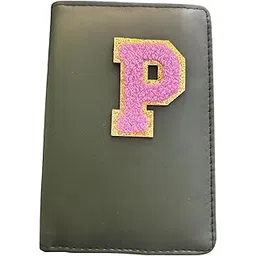 M.F.H Green Passport Cover | Travel Accessories Organizer with Name Initials- Random Colour | for Men & Women | Vegan Leather Passport Holder | Passport Cover with Card Slots| Initial Letter (P)-picture-12