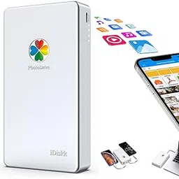 Mfi Certified iDiskk 1TB iPhone External Hard Drive Photo Backup for All Models of iPhone,iPad,MacBook,Computer,Photo Stick Storage Drive for Android Mobile to Backup Picture | Photo | Video | Data-image-2