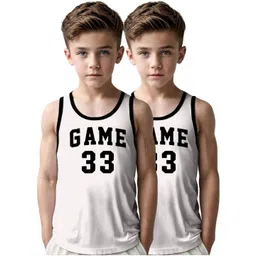 MGRS Boys Pack Of 2 Printed Cotton Basic Vests-picture-57