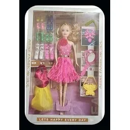 mgt creation A-Fashion Shine doll/doll set/house for girls/kids (Red) (Pink)-picture-14