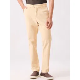 MH&Y Men Comfort Corduroy Mid-Rise Trousers-picture-16