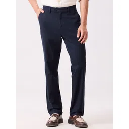 MH&Y Men Comfort Everyday Essential Relaxed Fit Mid-Rise Chino Trouser-picture-17