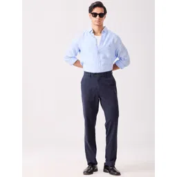 MH&Y Men Comfort Relaxed Fit Mid-Rise Chinos image 3