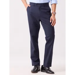 MH&Y Men Comfort Relaxed Fit Mid-Rise Chinos image 1