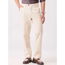 MH&Y Men Comfort Relaxed Fit Mid-Rise Chinos Trouser-picture-10
