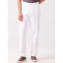 MH&Y Men Comfort Relaxed Fit Mid-Rise Trousers-picture-22