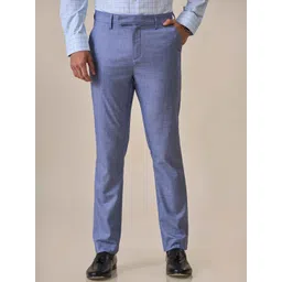 MH&Y Men Urban Slim Slim Fit Mid-Rise Formal Trousers-picture-27