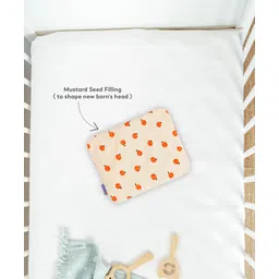 Mi Arcus Fruits Printed Mustard Seed Pillow Peach-picture-25