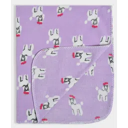 Mi Arcus Printed Fleece Blanket Lavender image 5