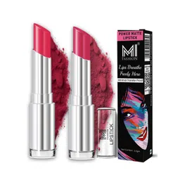 MI FASHION Matte Magenta Rush & Purple Peach Lipstick Set-picture-19