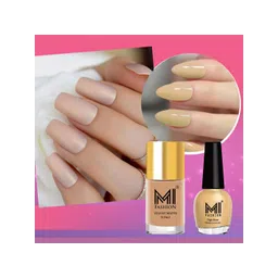 MI FASHION Set Of 2 Velvet Matte Nail Paint & VERNIS A ONGLES High Shine Sparkle Nail Paint-picture-31
