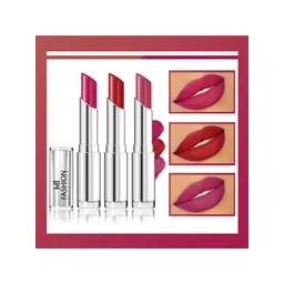 MI FASHION Set Of 3 Creme Matte Long Lasting Lipstick-10.5gm-picture-11