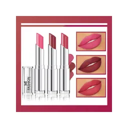 MI FASHION Set Of 3 Creme Matte Long Lasting Lipstick-10.5gm-picture-19