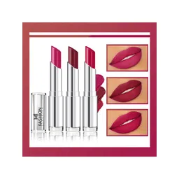 MI FASHION Set Of 3 Creme Matte Long Lasting Lipstick-10.5gm-picture-33