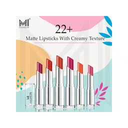 MI FASHION Set Of 3 Creme Matte Long Lasting Lipstick-10.5gm image 3