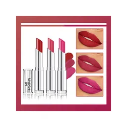 MI FASHION Set Of 3 Creme Matte Weightless Long Lasting Lipstick 10.5 g Each-picture-36
