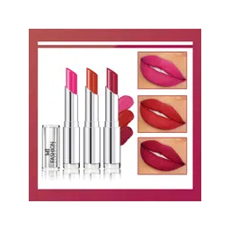 MI FASHION Set Of 3 Creme Matte Weightless Long Lasting Lipstick-  10.5gm-picture-13