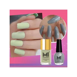 MI FASHION Set of Vernis A Ongles High Shine - 15ml & Velvet Matte - 9.9ml Nail Polish-picture-17