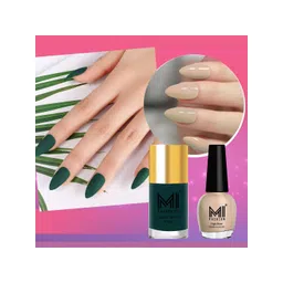 MI FASHION Set of Vernis A Ongles High Shine - 15ml & Velvet Matte - 9.9ml Nail Polish-picture-21