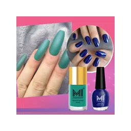 MI FASHION Set of Vernis A Ongles High Shine - 15ml & Velvet Matte - 9.9ml Nail Polish-picture-23
