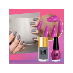 MI FASHION Set of Vernis A Ongles High Shine - 15ml & Velvet Matte - 9.9ml Nail Polish-picture-29