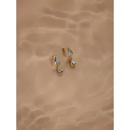 Mia by Tanishq 14k (585) Diamond Yellow and White Gold Earrings for Women-picture-43