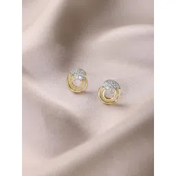 Mia by Tanishq 14k (585) Diamond Yellow Gold Earrings for Women-picture-12