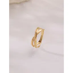 Mia by Tanishq 14k (585) Yellow Gold Aurora Loop Casual Rings-picture-30