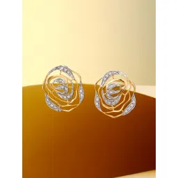 Mia by Tanishq 14k (585) Yellow Gold Diamond Earrings for Women-picture-44