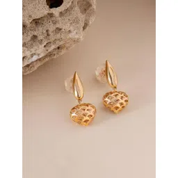 Mia by Tanishq 14k (585) Yellow Gold Earrings for Women-picture-10