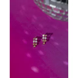 Mia by Tanishq 14KT Gold Natural Diamond Stud Earrings - 1.81 gm-picture-37